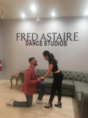 Proposal in the Dance Studio