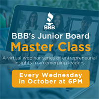BBB's Jr. Board Master Class: A series of entrepreneurial insights from emerging leaders