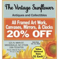 The Vintage Sunflower - Mocksville
