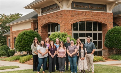 The Johnson Insurance Services team, dedicated to changing the experience of insurance