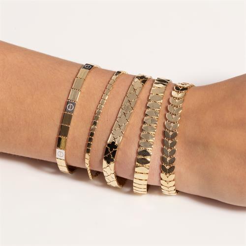 Gold bracelets #wristbliss