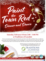 Paint the Town Red! Dinner & Dance-Free to the community~