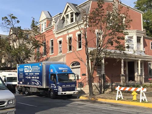 Remediation from Car Explosion - impacting many homes and businesses Remediation from Car Explosion - impacting many homes and businesses