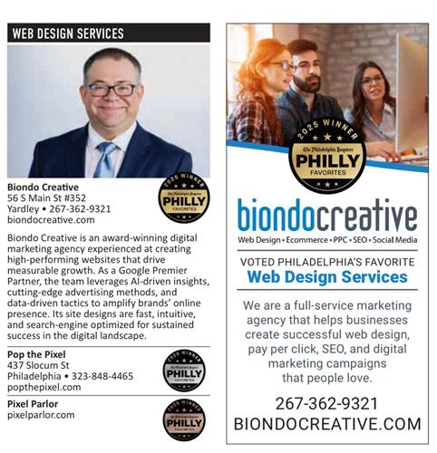 2025 Winner of Philly Favorites Top Web Design Company 2025 Winner of Philly Favorites Top Web Design Company