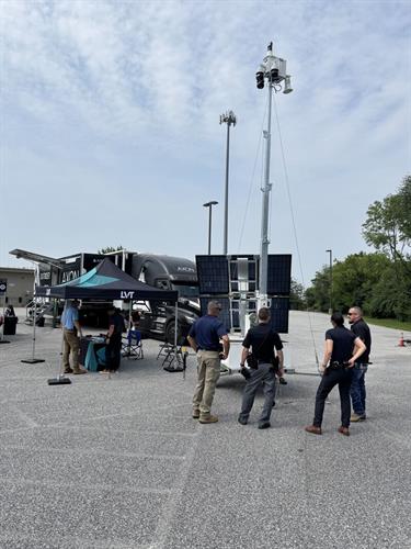 GovDesigns Mobile Security Trailer with Law Enforcement GovDesigns Mobile Security Trailer with Law Enforcement