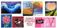 Valentine Weekend Events at Painting with a Twist in Dickson