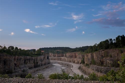 A look into the Williamsville Quarry, located on Route 67 North at the Black River.