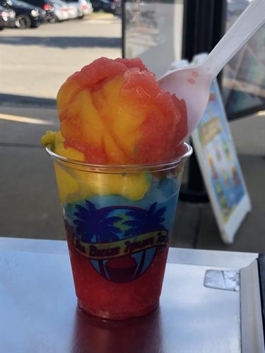 Our Italian Ice, in several different flavors
