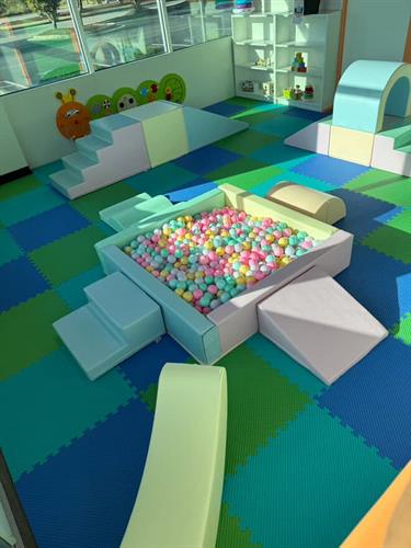 Our area specifically designed with 2 and under in mind. No older kids allowed!