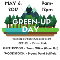 Green-Up Day in Bethel, Greenwood, and Woodstock