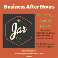 Business After Hours at Jar Cannabis Co.