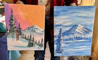 Paint Class with Jim Dunn Art at Hilltop Craftworks Maine