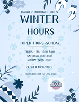 Barker Mountain Bikes - NEW Winter Hours!