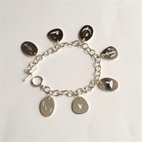 State of Maine Charm Bracelet in Sterling Silver