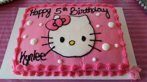 Hello Kitty BIrthday cake