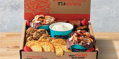 New Cinnabon Mini Dessert Tray