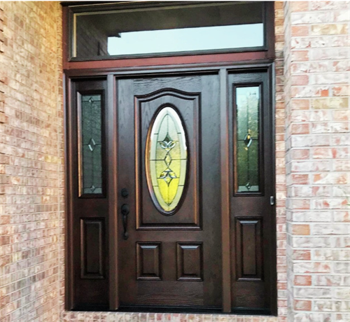 Custom door installation Mid-Continent Exteriors LLC