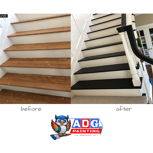 Stairwell Staining & Painting