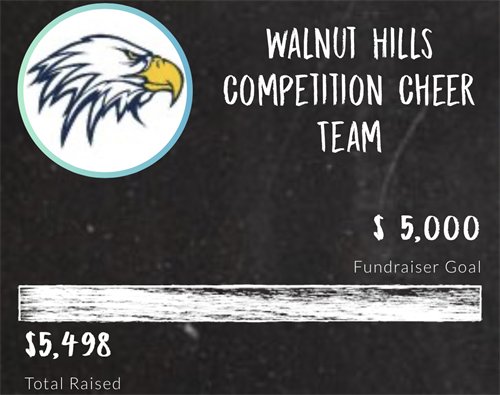 Walnut Hills High School Competition Cheer Fundraiser 2022