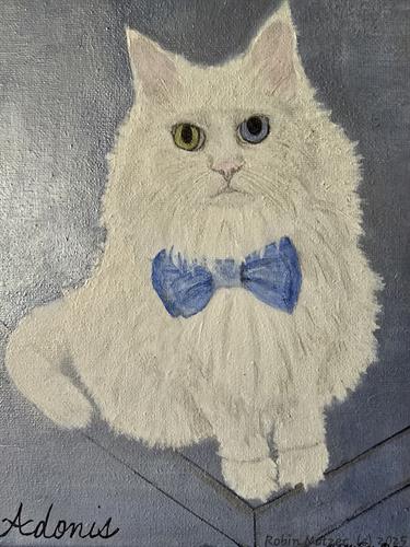 Robin's pet portrait, "Adonis"