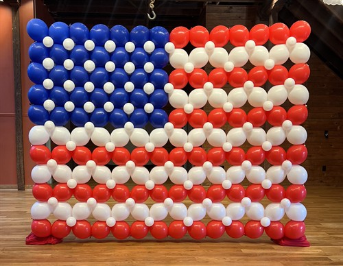 Patriot Balloon Walls, American Flag Balloon Wall