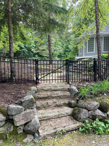 Black Aluminum Fence - Residential Aluminum Fencing