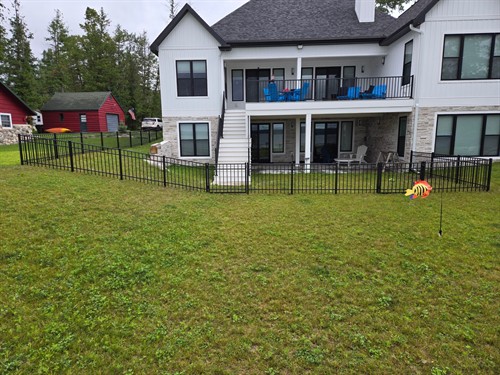 Black Aluminum Fence - Residential Fencing