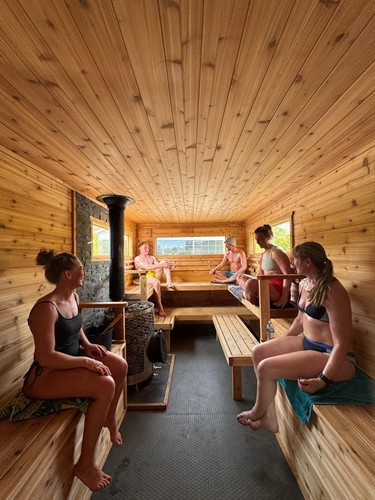 A community sauna experience.