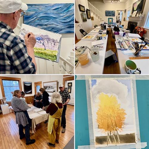 Artist, Charles Murphy teaches workshops