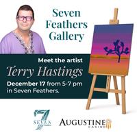 Augustine Casino Invites Public to "Meet the Artist" Event at Seven Feathers Restaurant