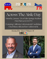 California Winter League to Host “Across the Aisle Day” Featuring 2026 Gubernatorial Candidates