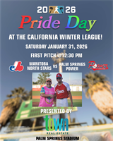 California Winter League Celebrates Pride Day and City of Indian Wells Day with Special Weekend Events