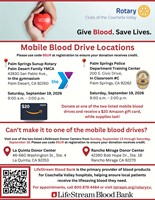 Rotary Clubs of the Coachella Valley and LifeStream Unite for Community Blood Drive