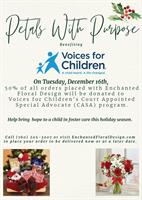 12/16 Petals with Purpose Benefiting Voices for Children