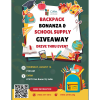 Community Donation of School Supplies Requested For Backpack Bonanza Thursday, August 14