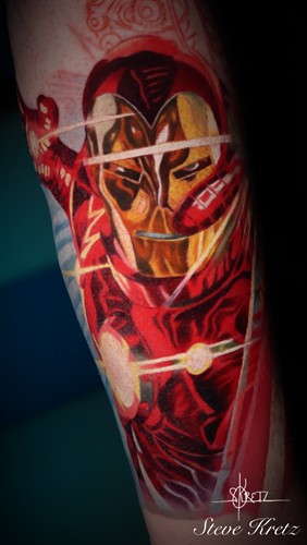 Ironman Marvel tattoo