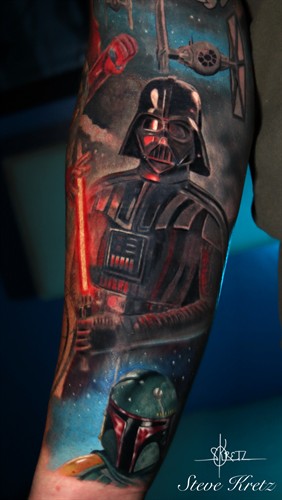 Star Wars Tattoo by Steve Kretz