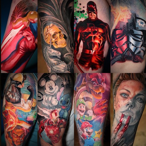 Tattoo portfolio - By Steve Kretz, The Ink Lab, Whistler