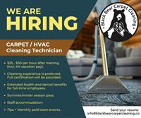 CARPET/HVAC cleaning Technician/Supervisor