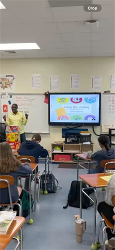 Career Day...Talking to middle schoolers about Entrepreneurship.