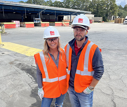 Owners Stephanie and Andrew White