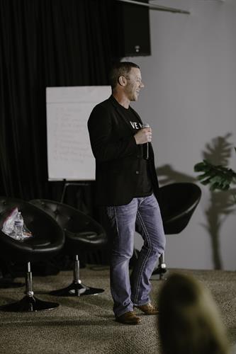I was the key note speaker at a sales conference in Atlanta. I was the key note speaker at a sales conference in Atlanta.