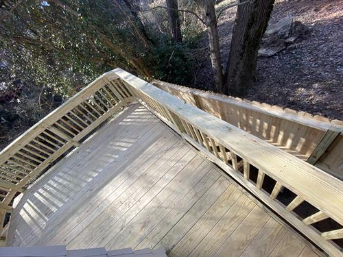 Our customer now has the perfect deck to enjoy cook outs with friends and family! Our customer now has the perfect deck to enjoy cook outs with friends and family!