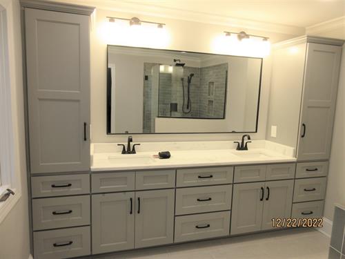 Bathroom remodel, custom vanity cabinetry