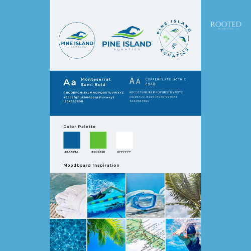 Branding for Pine Island Swimming