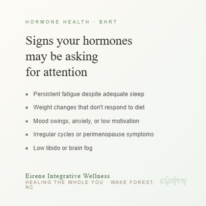 Do your hormones need attention?
