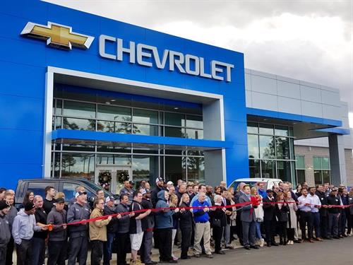 Our ribbon cutting ceremony to celebrate our new location and our brand new facility.