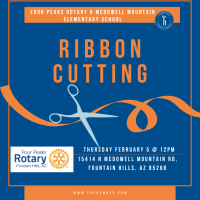 Ribbon Cutting - Four Peaks Rotary & MMES Garden