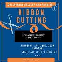 Ribbon Cutting - Gallaghers Gallery and Framing