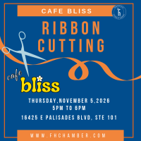 Ribbon Cutting Cafe Bliss